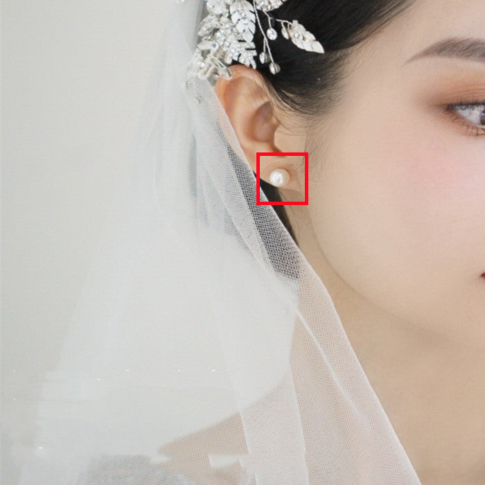 Silver Wedding Hair Clip Headband for Bridal Hair Accessories