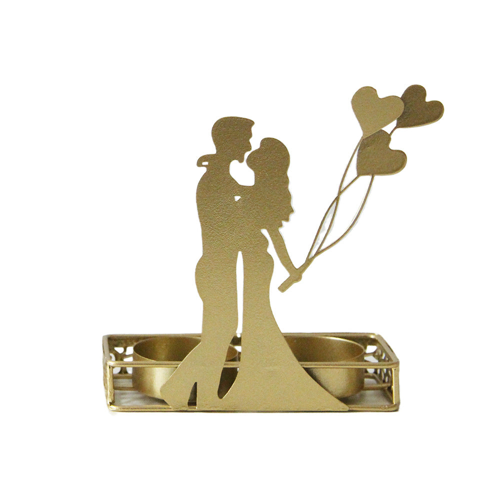 Romantic Candlestick for Wedding Home Decor & Party Props