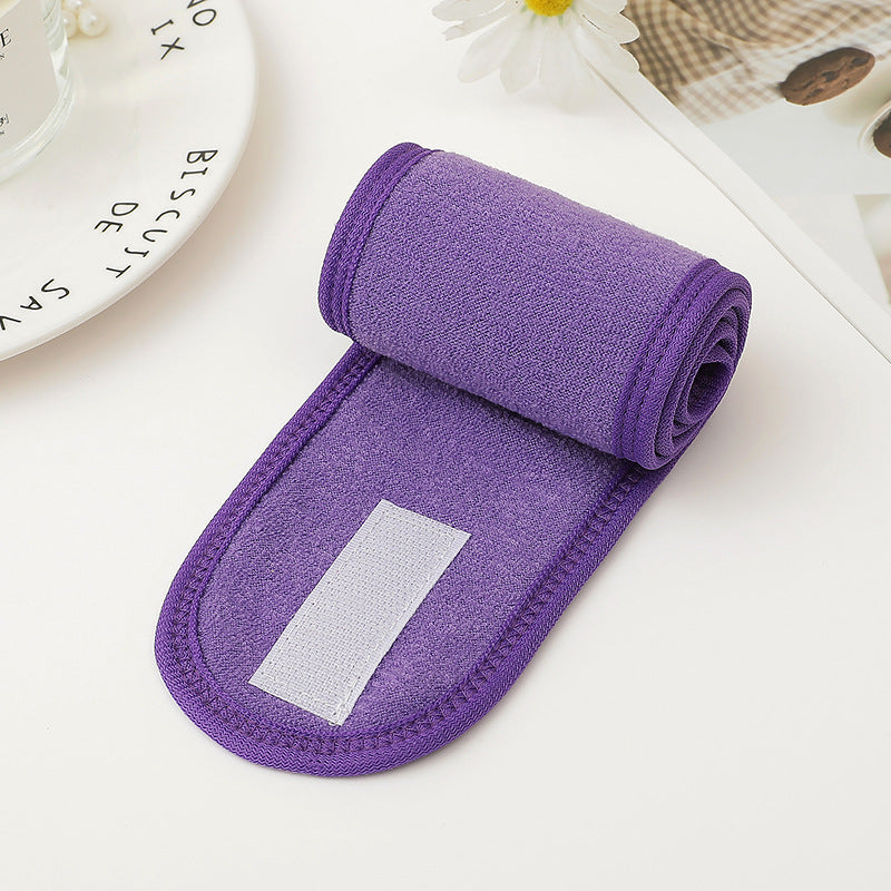 Velcro Sports Face Wash Headband Double Layer Makeup Headband