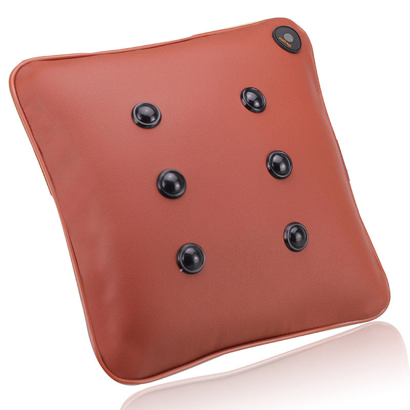 Minimalist Multifunctional Leather Massage Pillow - Home & Garden
