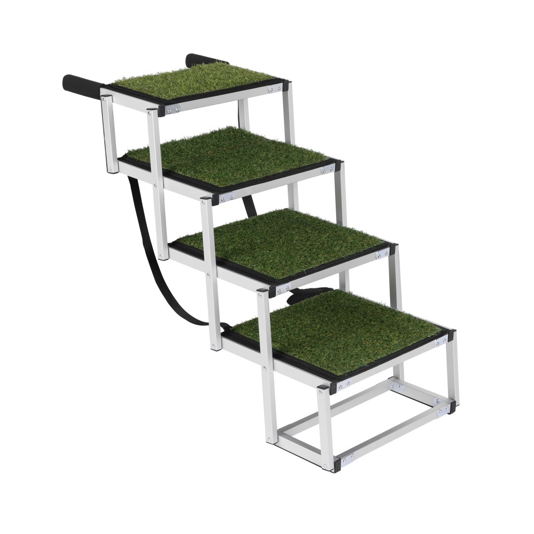 Foldable Dog Ramp for Cars SUVs Trucks Large Dogs Non-Slip Support Lightweight
