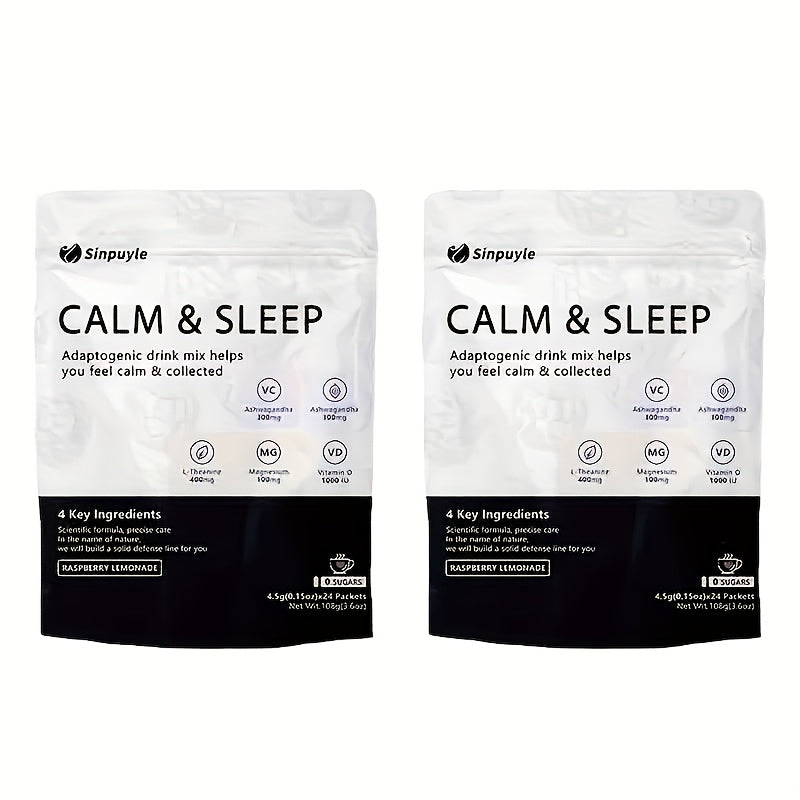 Adaptogenic Drink Mix - Raspberry Lemonade - Ashwagandha & Magnesium