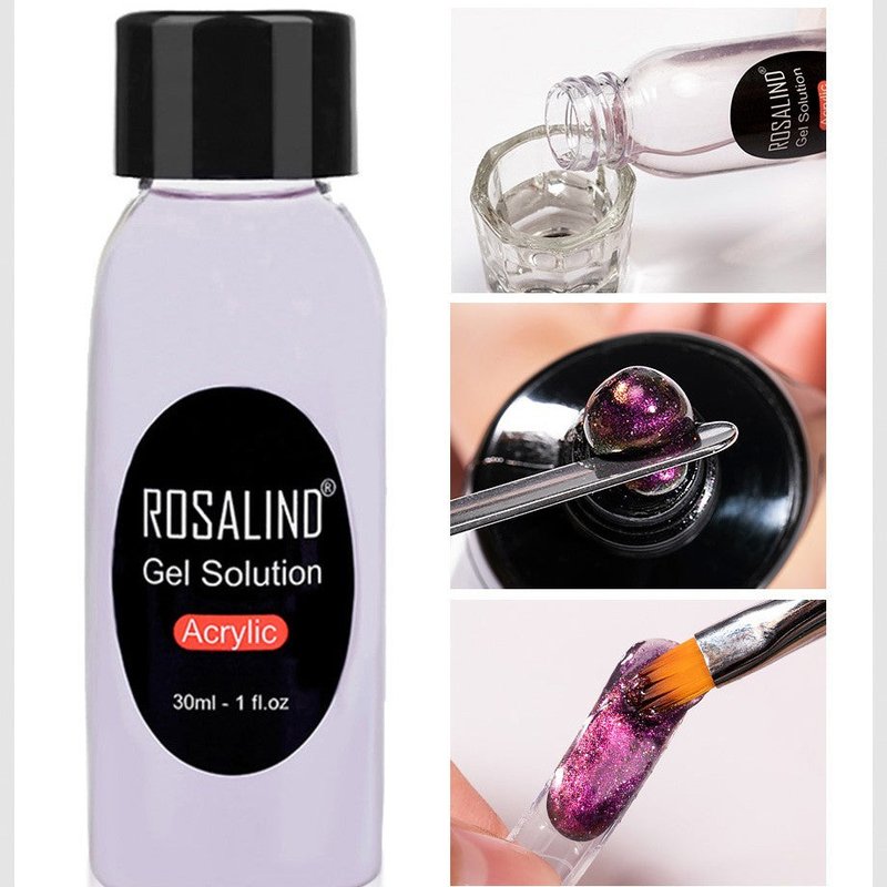 Crystal Gel Nail Polish - Multiple Colors
