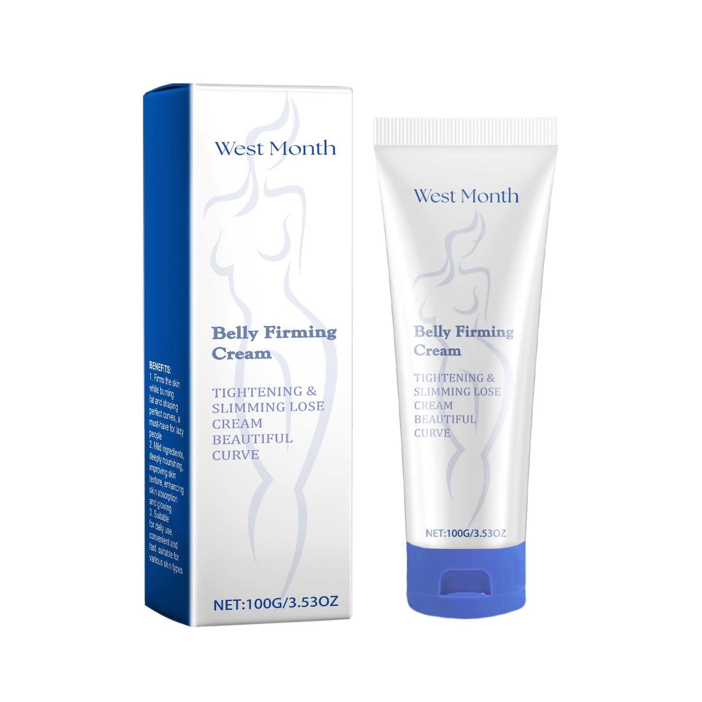 Body Firming Cream with Lactic Acid & Vitamin C for Skin Elasticity