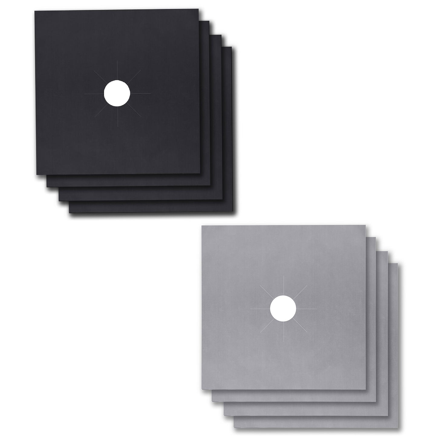 4-Pack Reusable Nonstick Stove Burner Protector Liners