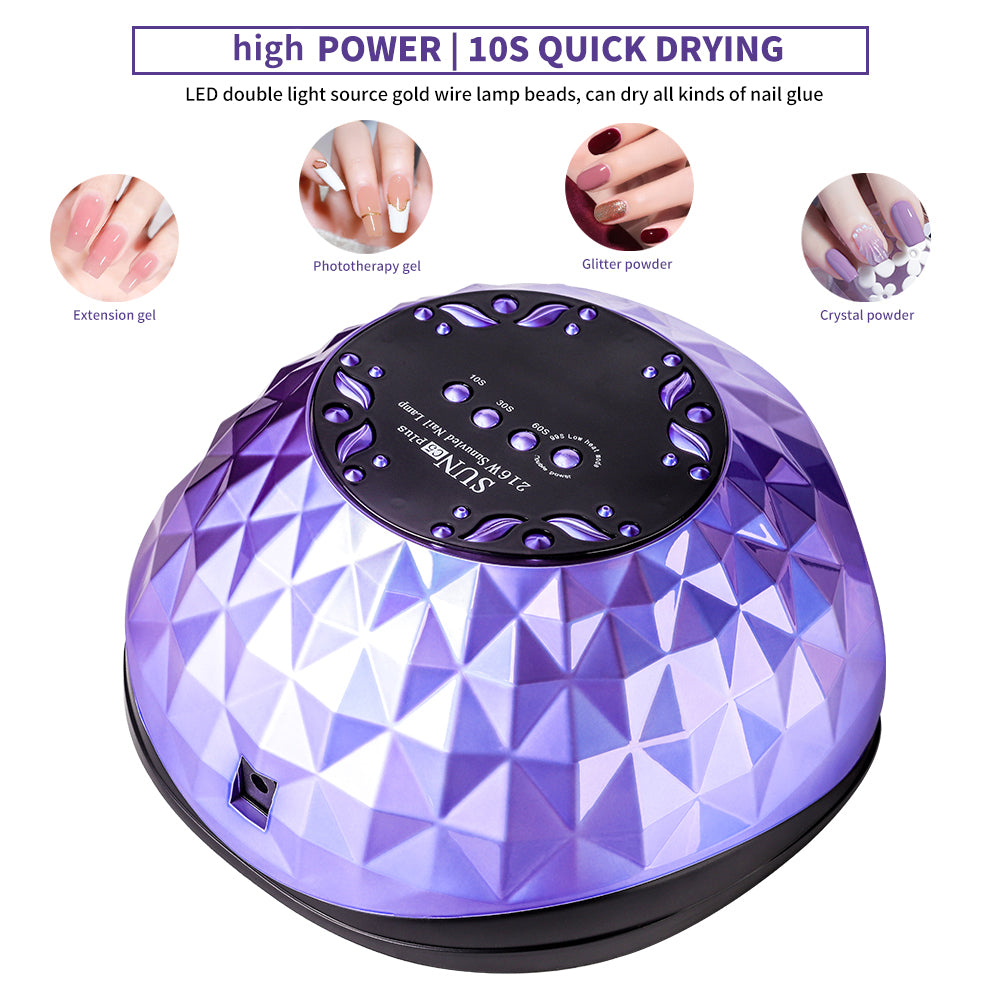Professional LED Gel Nail Lamp - Fast Drying Nail Dryer with 4 Timers