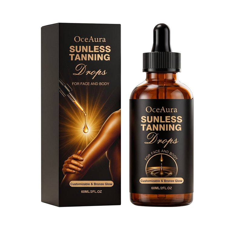Self Tanner Drops with Hyaluronic Acid - 60ml Sunless Tanning Solution