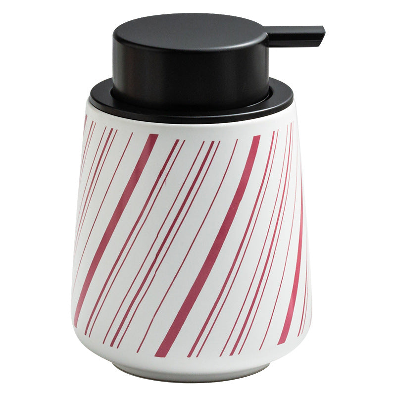 Colorful Ceramic Sparkling Mousse Bottle - Bathroom Storage Container