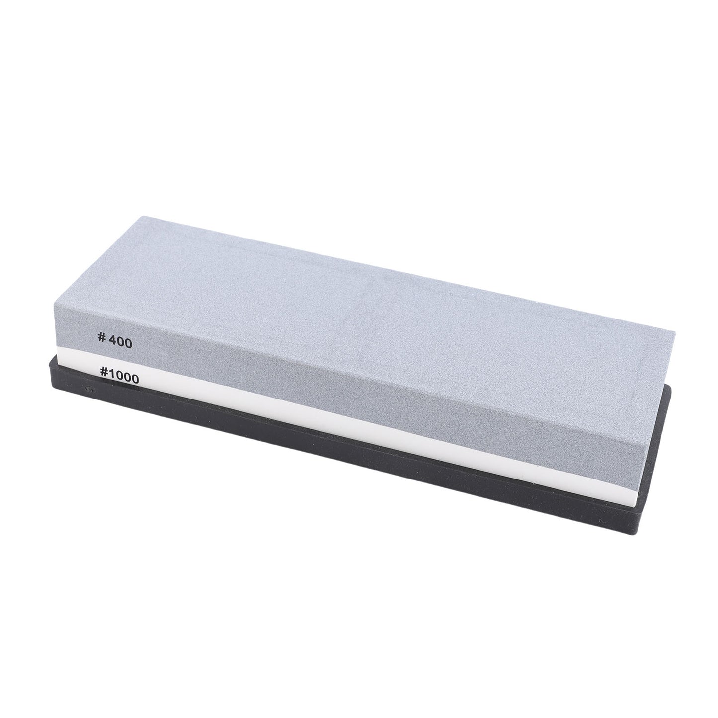 Dual Sided Sharpening Stone - 400/1000 Grit Whetstone with Anti-Slip Base