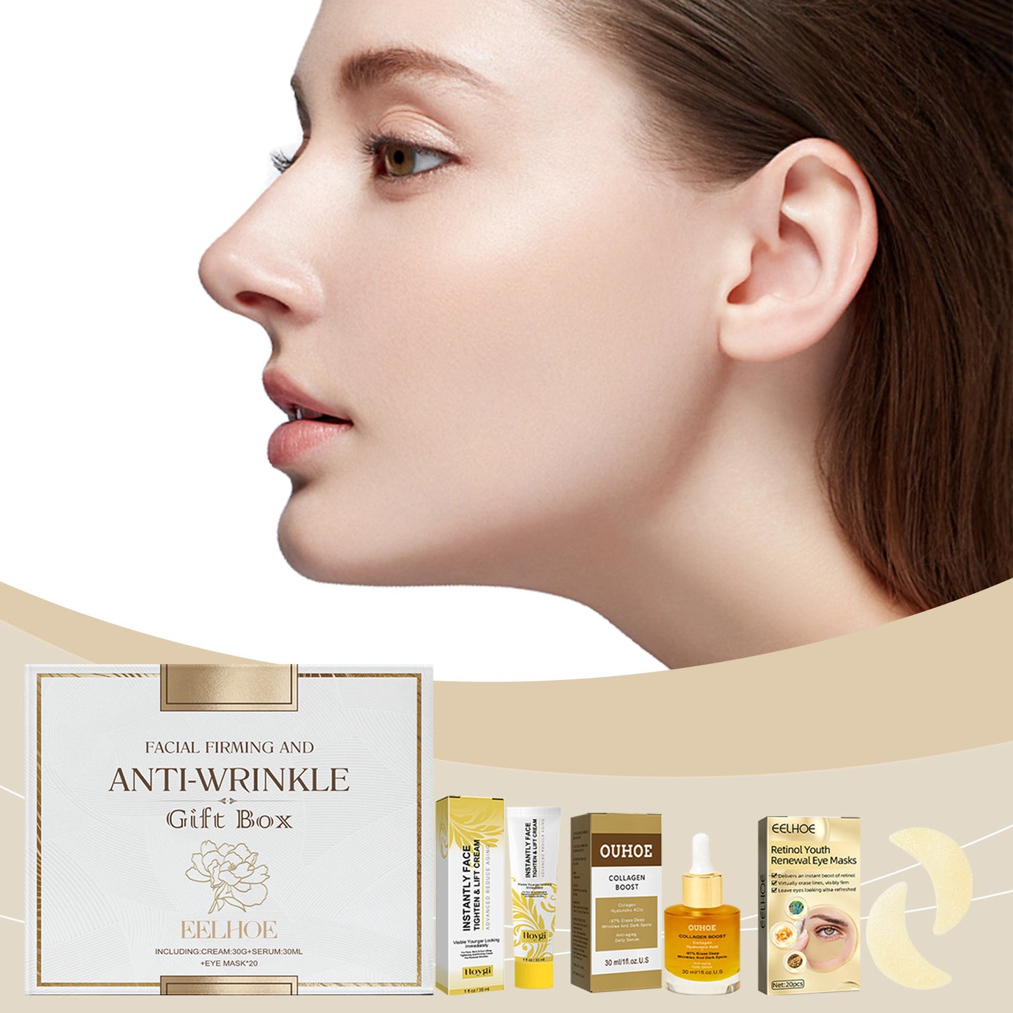 Moisturizing Facial Skin Care Gift Set - Rejuvenation & Hydration