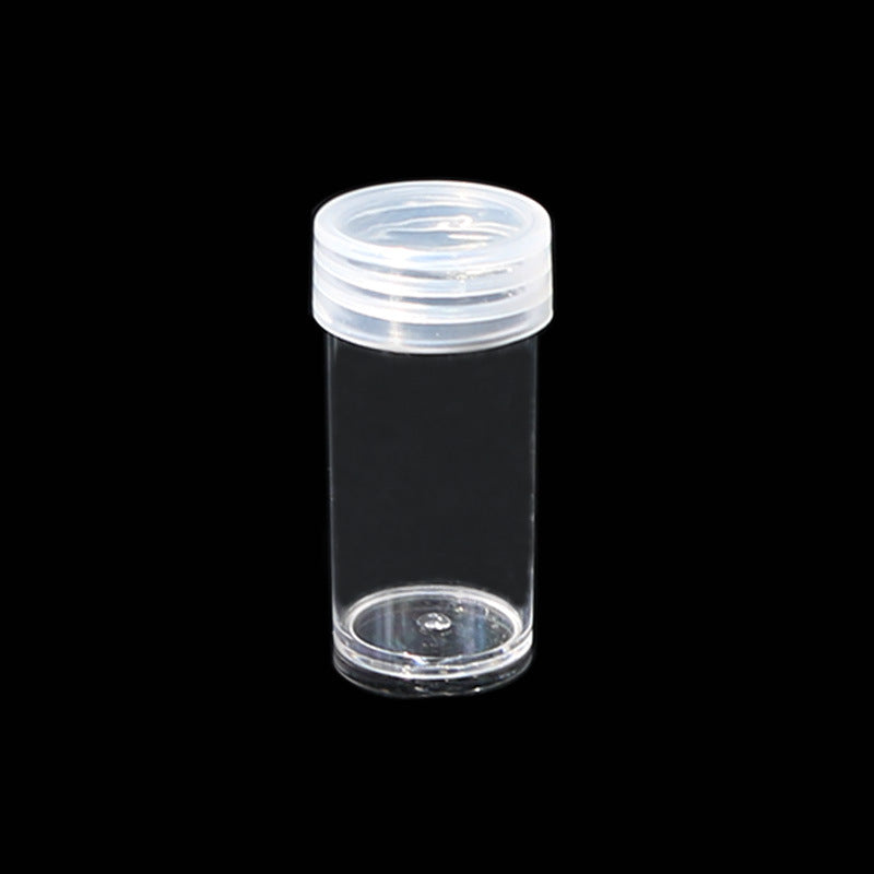 Acrylic Nail Storage Box with Beads Drill Organizer Small Square & Round Bottles