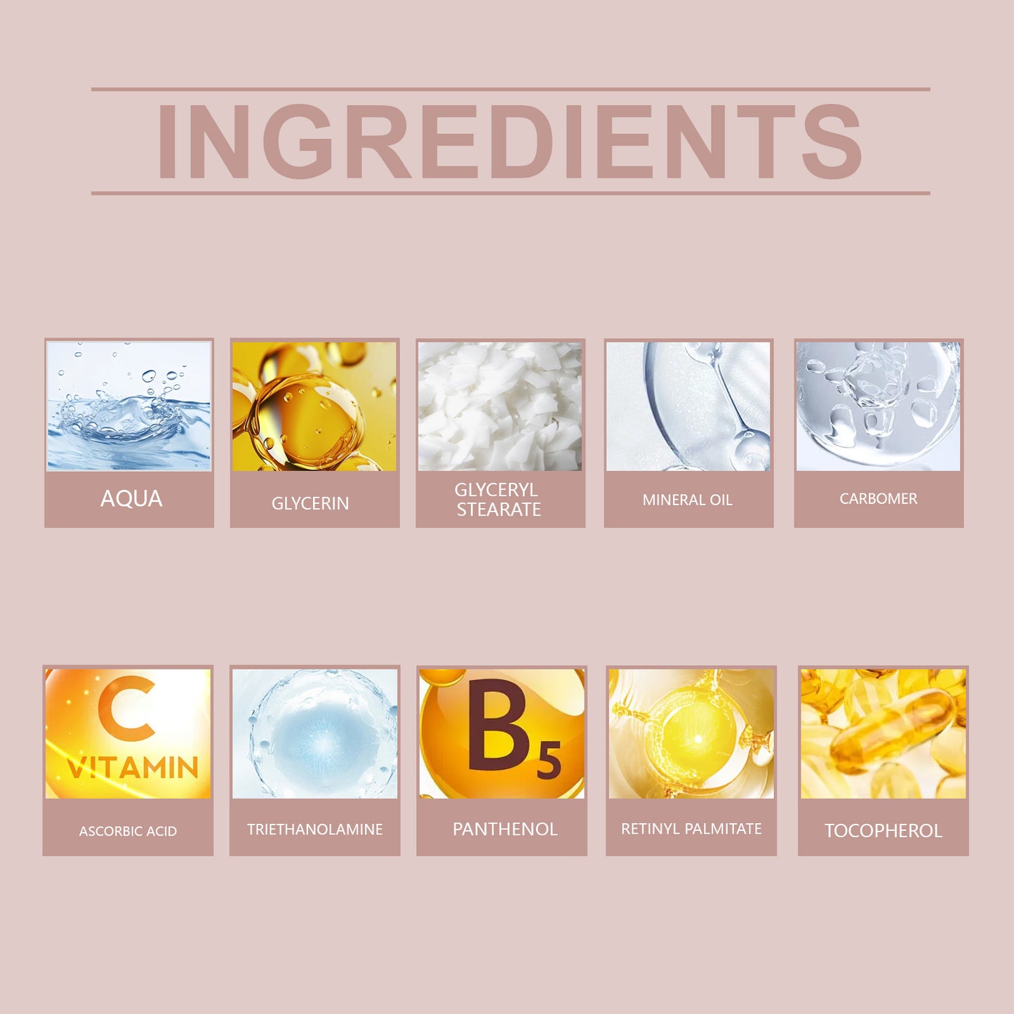 Firming Anti-Wrinkle Facial Cream with Vitamin E & Retinol - 50g
