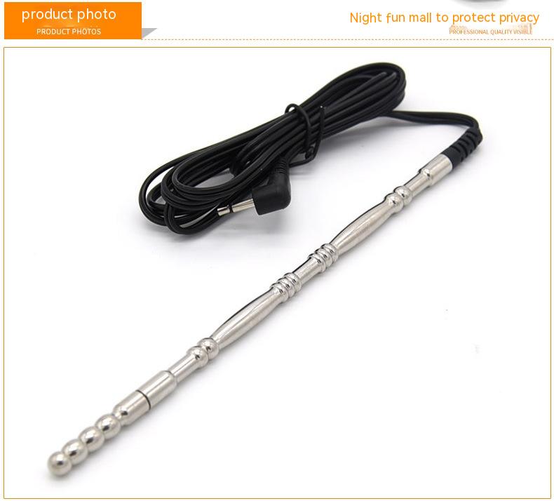 Men's Electric Shock Penis Ring Urethral Plug with Remote Control - Adult Wellness