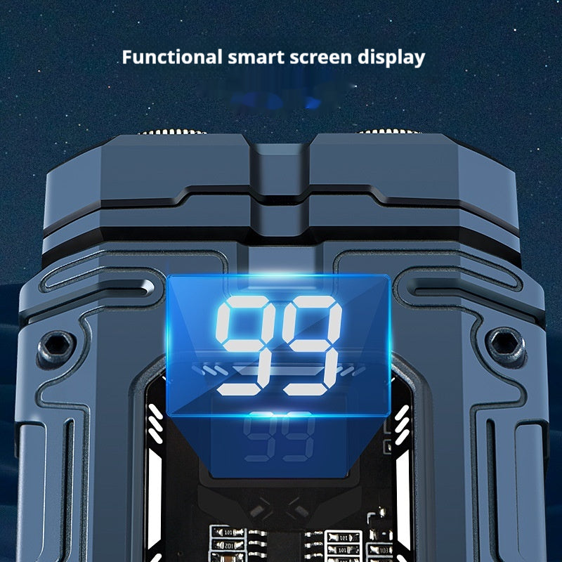 Rechargeable Electric Shaver with Digital Display