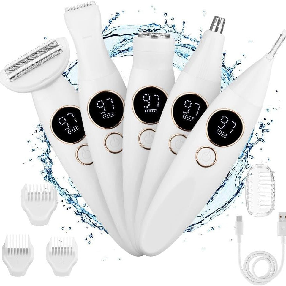 4-in-1 Electric Shaver & Body Hair Trimmer for Women