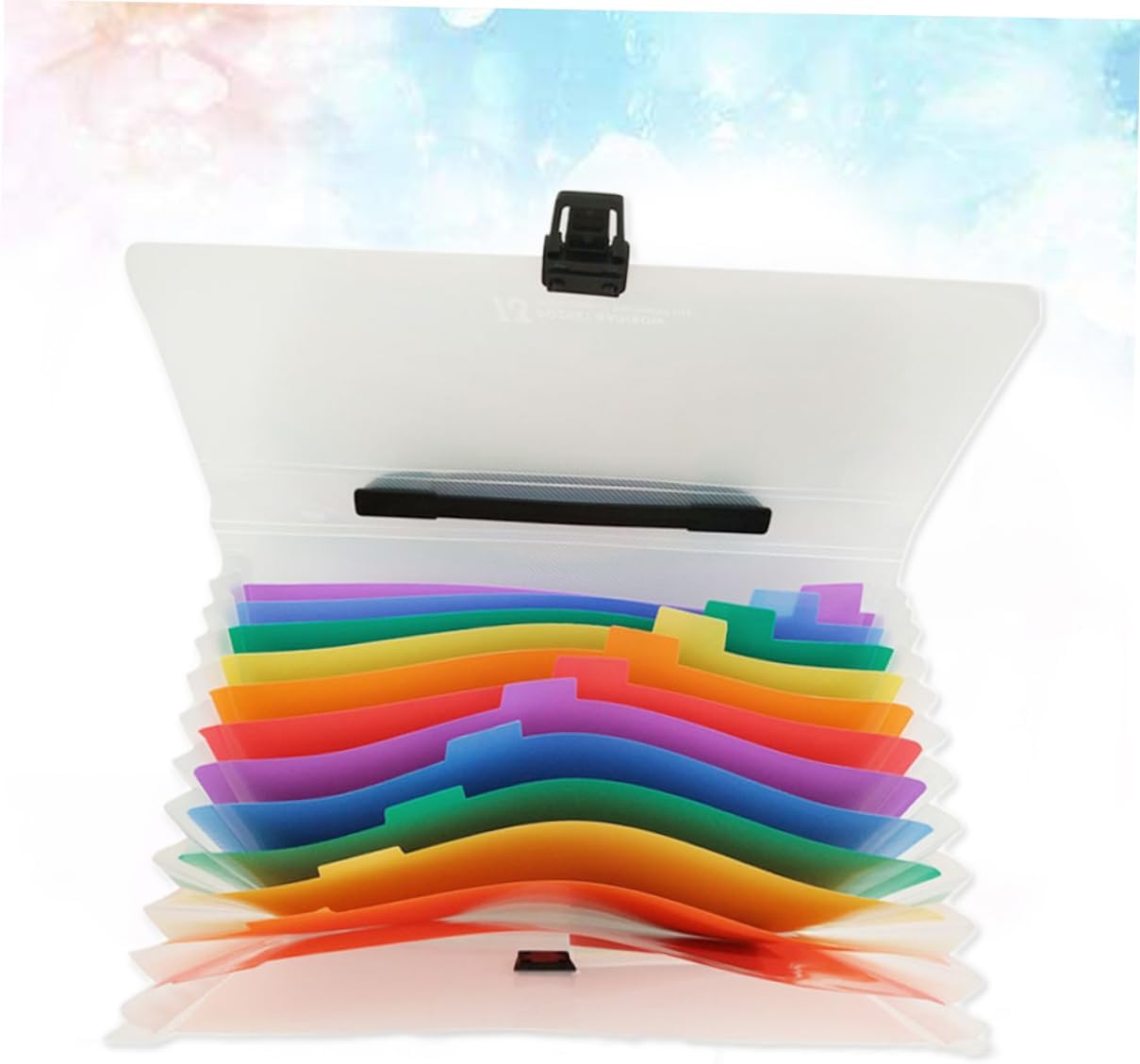 Large Capacity Accordion File Organizer - 13 Pocket A4 Folder