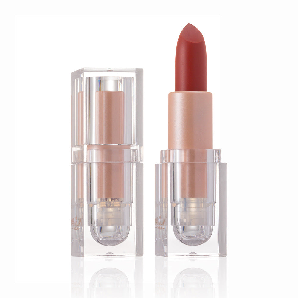 Matte Finish Crystal Square Tube Lipstick - Nourishing & Moisturizing