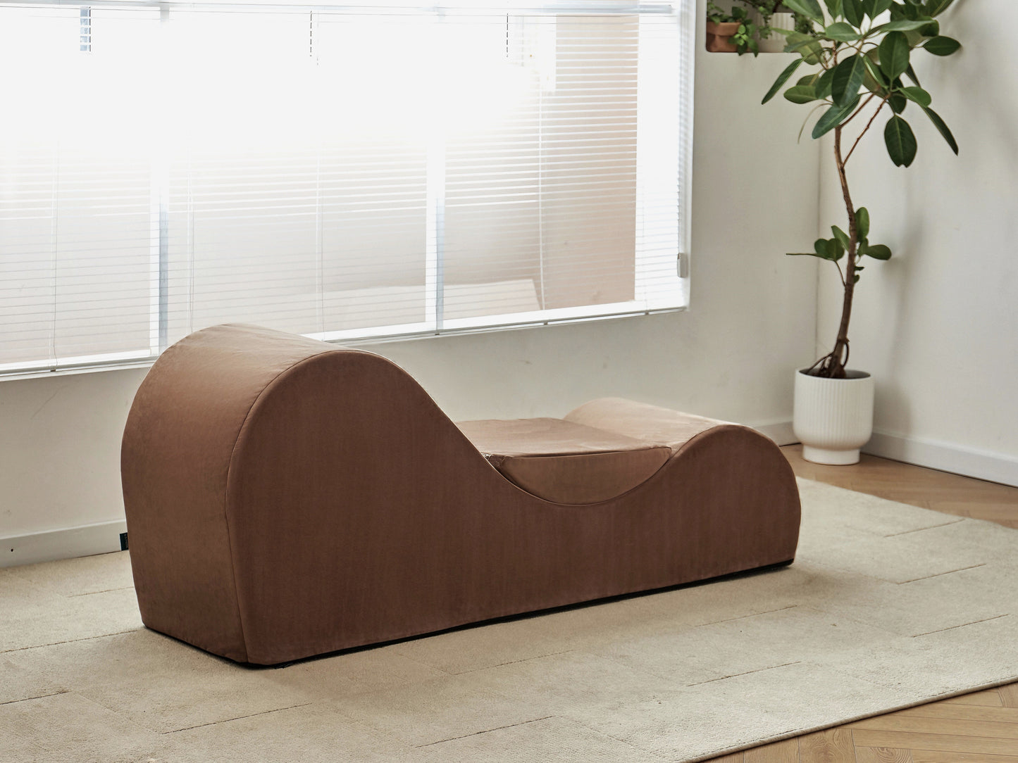 Solace Chaise Lounge Chair Relaxation, Ergonomic Design With Soft Yet