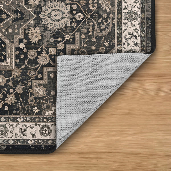 Washable Boho Kitchen Rug Set of 3 - Non-Slip Area Rugs