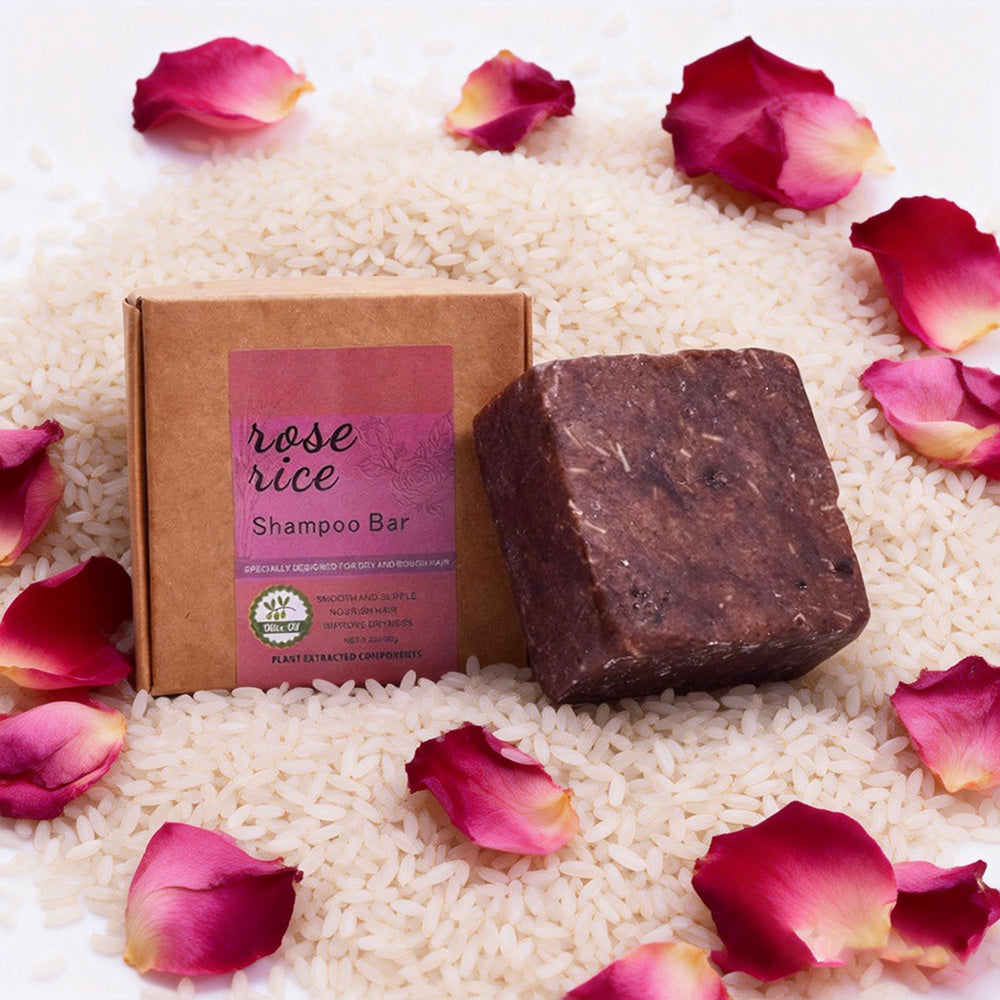 Rose Rice Shampoo Bar – 90g