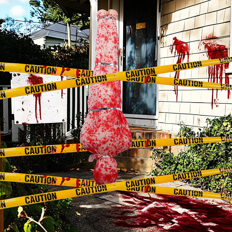 Halloween Blood-Stained Fake Corpse Horror Prop Hanging Ornament for Decorations