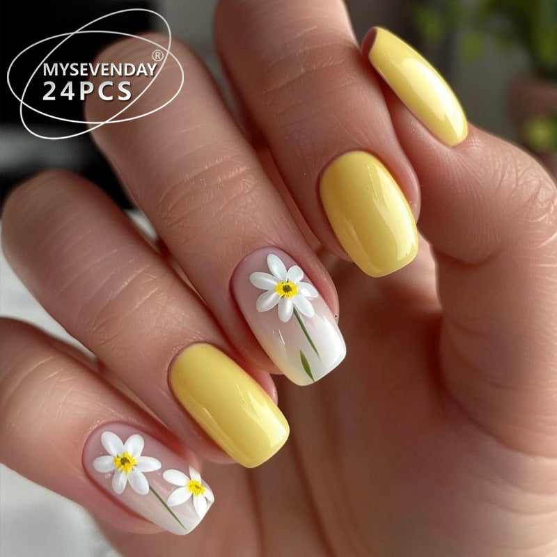 24-Piece Nail Art Sticker Kit with French & Star Designs for Nails