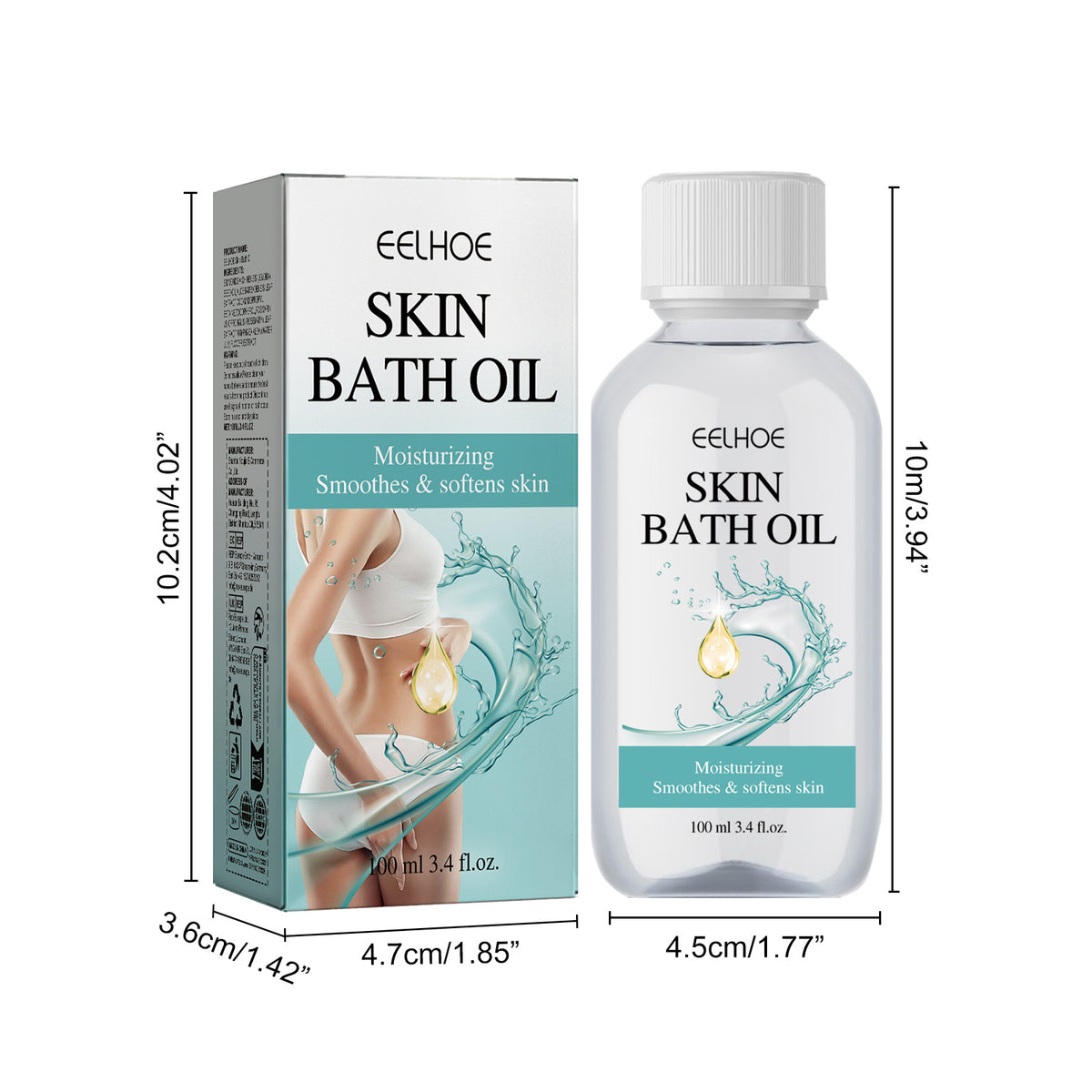 Body Bath Oil 100ml - Moisturizing Shower Oil