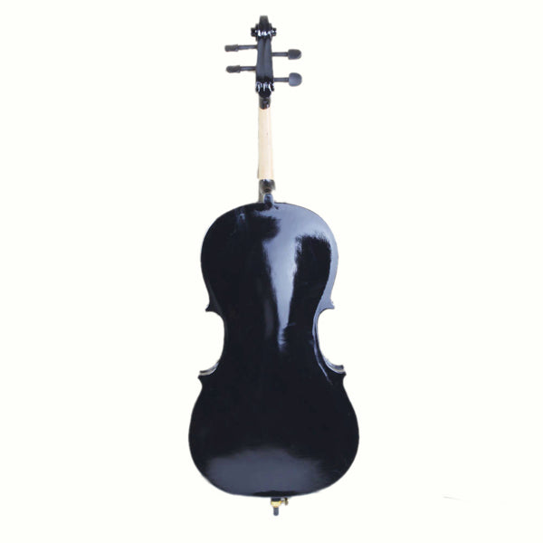Full Size Basswood Cello Set with Soft Bag - Black