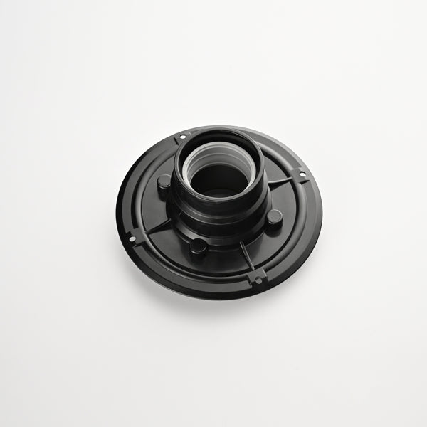 6 Inch Square Shower Drain with Removable Cover & Hair Strainer - Brushed Gold, Stainless Steel