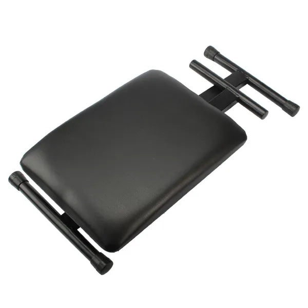 Adjustable Folding Piano Bench Stool - Black
