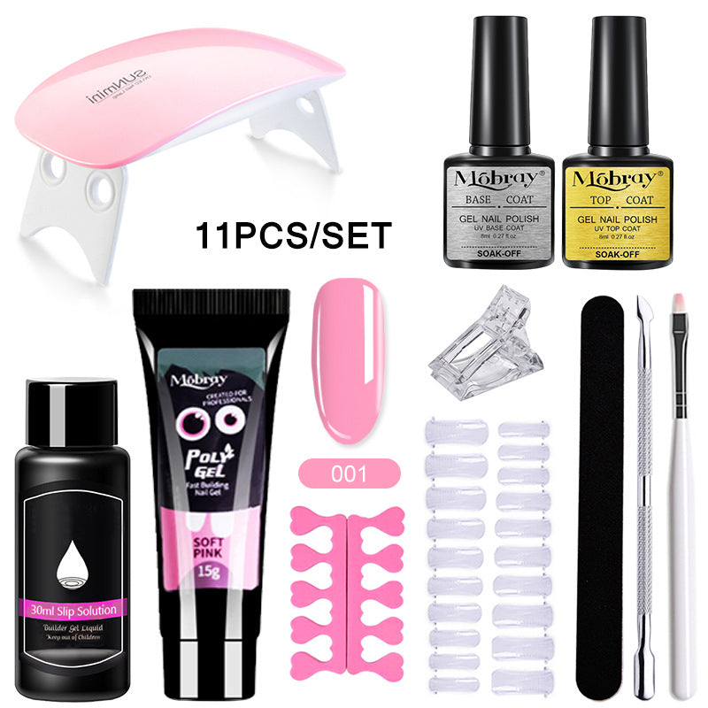 Crystal Extension Nail Glue Manicure Set - 15ML