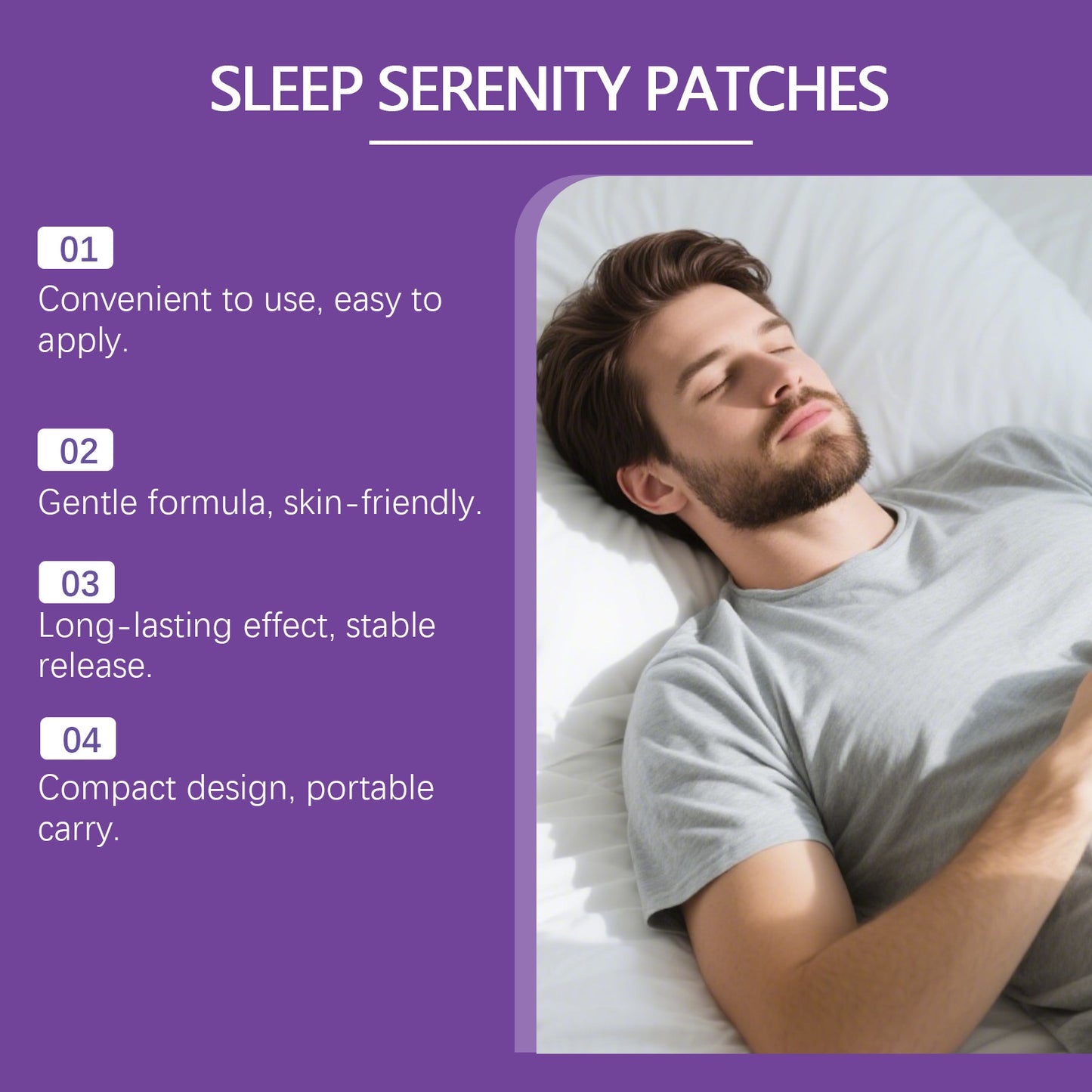 Sleep-Enhancing Sleep Patch 60pcs - Natural Relaxation Aid for Better Rest