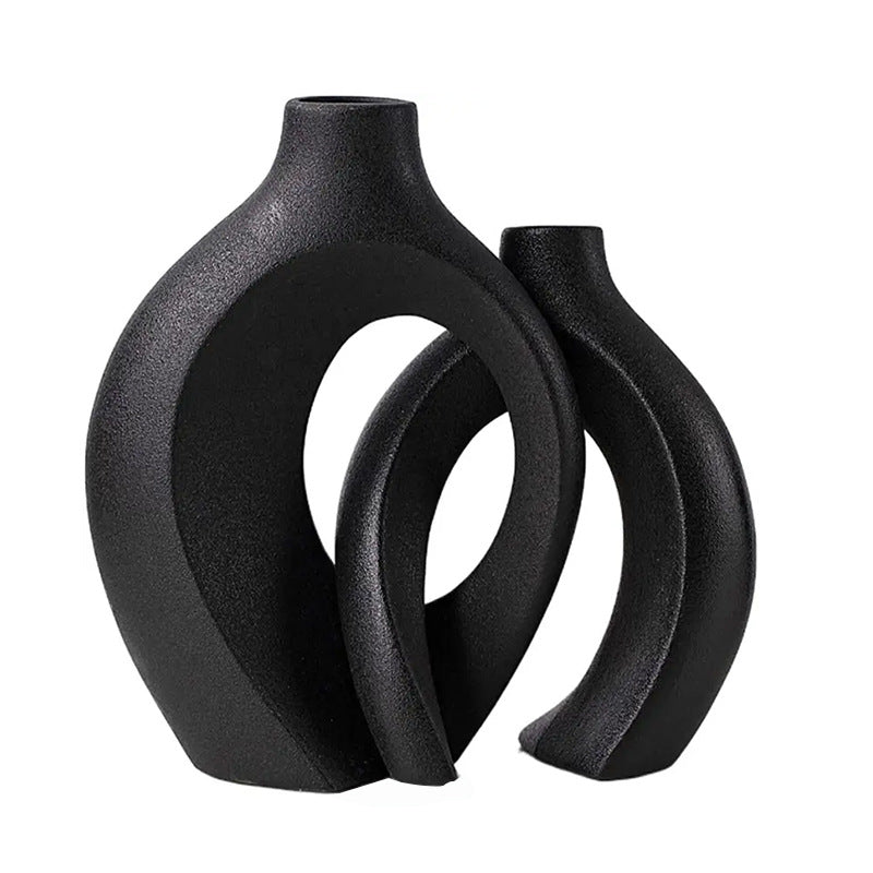 Hydroponic Vase for Home & Garden - Decorative Ceramic Plant Container
