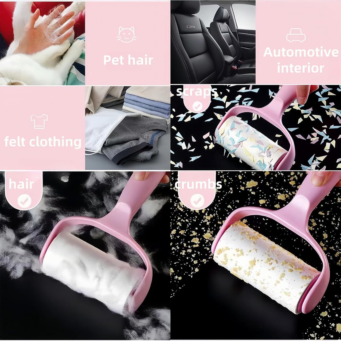 Extra Sticky Lint Rollers for Pet Hair Removal - 120 Sheets