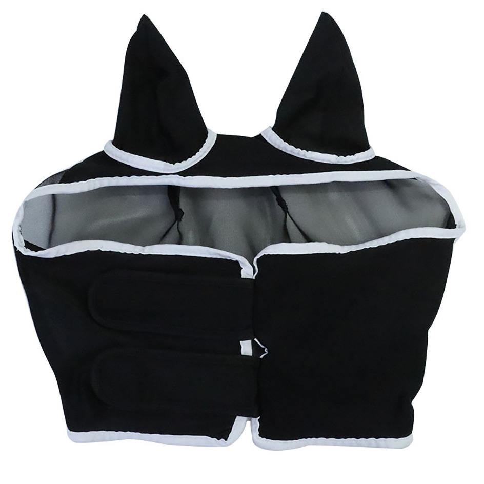 Horse Fly Mask with Mesh Ears - Extra Comfort Soft Fabric for Equine Protection