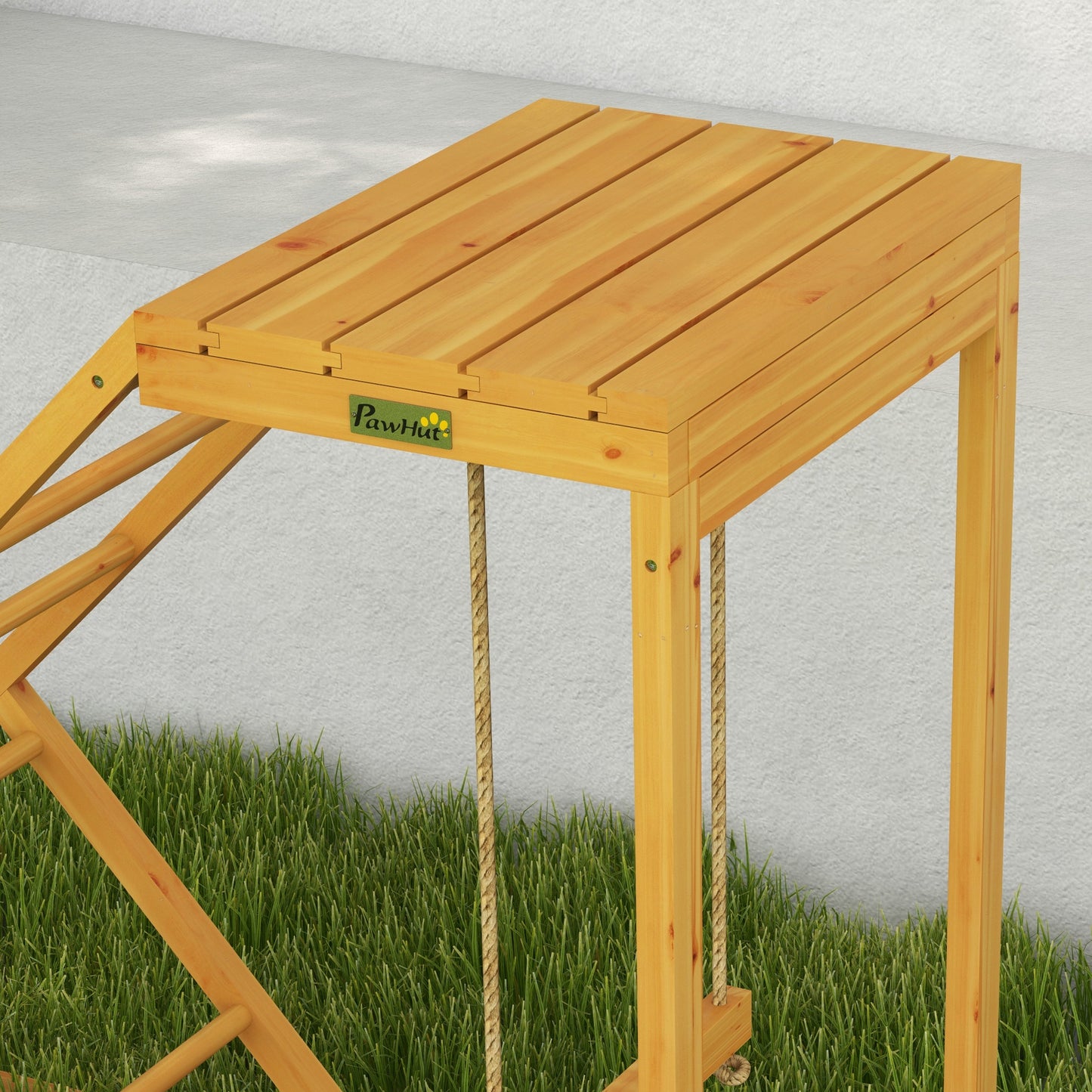 Chicken Activity Play Set with Perches & Ladder - Yellow, 1040x495x140mm
