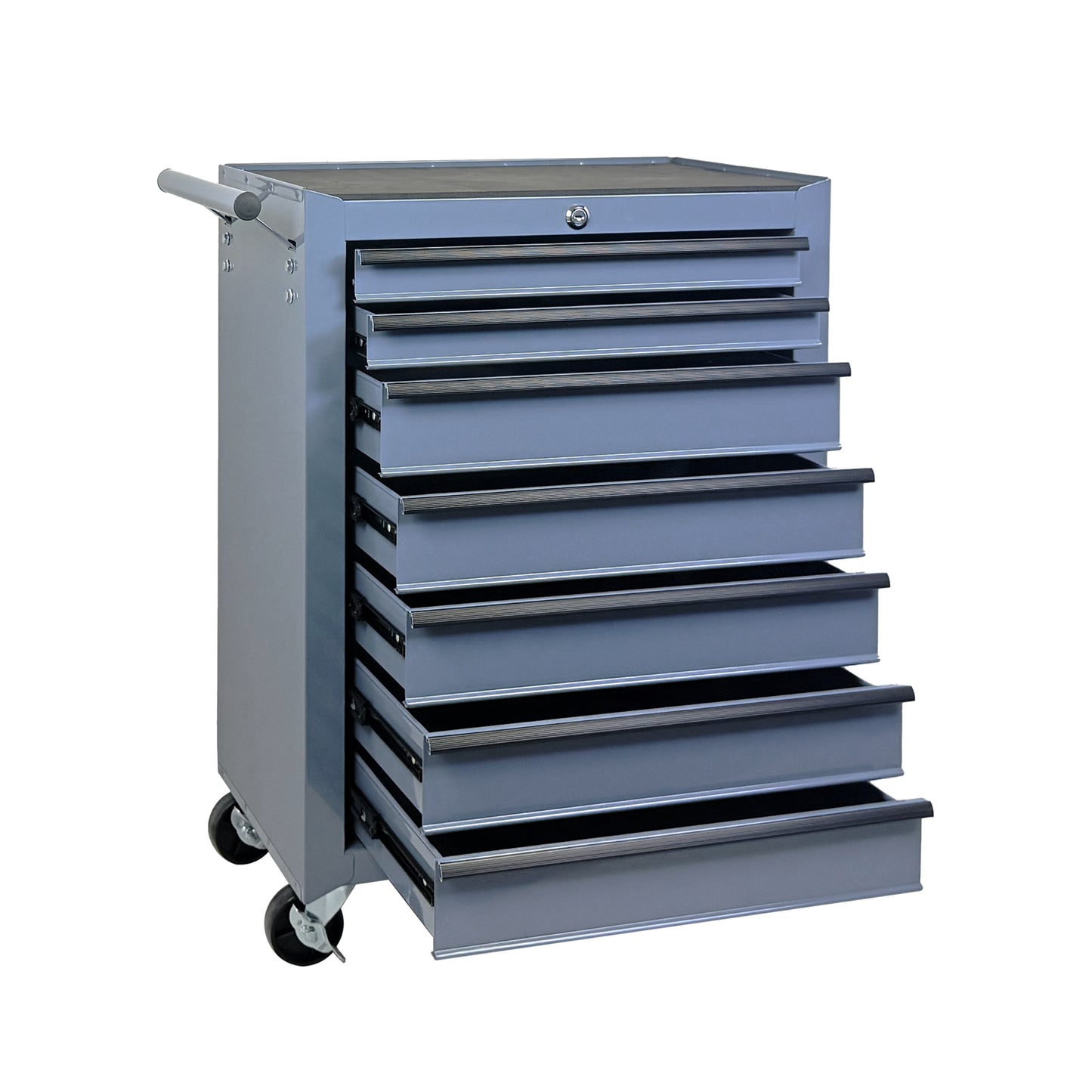 20-Inch Steel Rolling Tool Chest with 7 Drawers - Grey