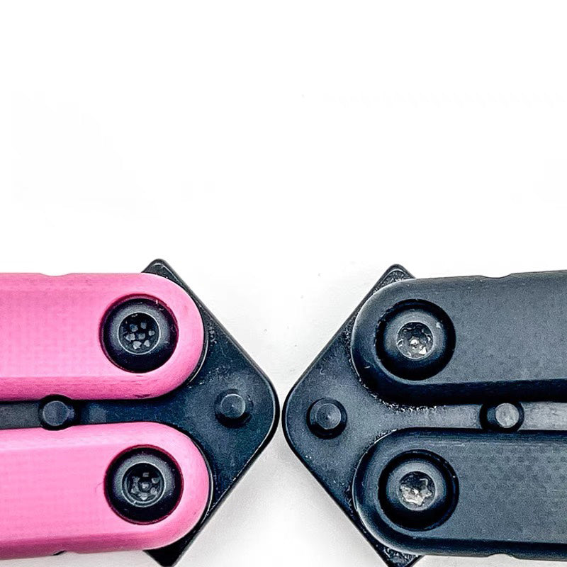 7-Series Aluminum Alloy Butterfly Training Knife with G10 Handle - Folding Combat Knife