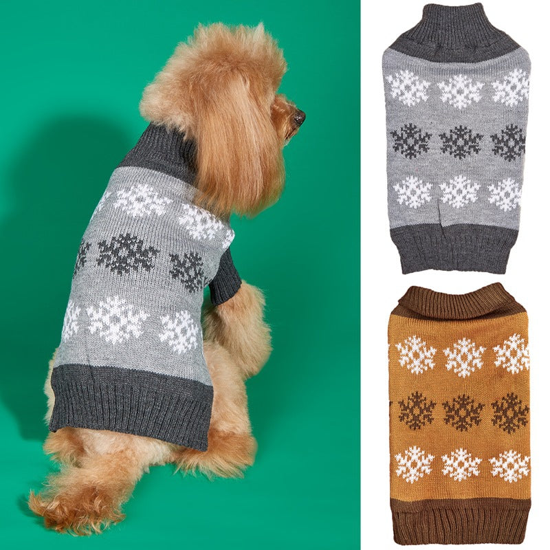 Dog Christmas Sweater Winter Pet Clothing Casual Knit Apparel for Dogs
