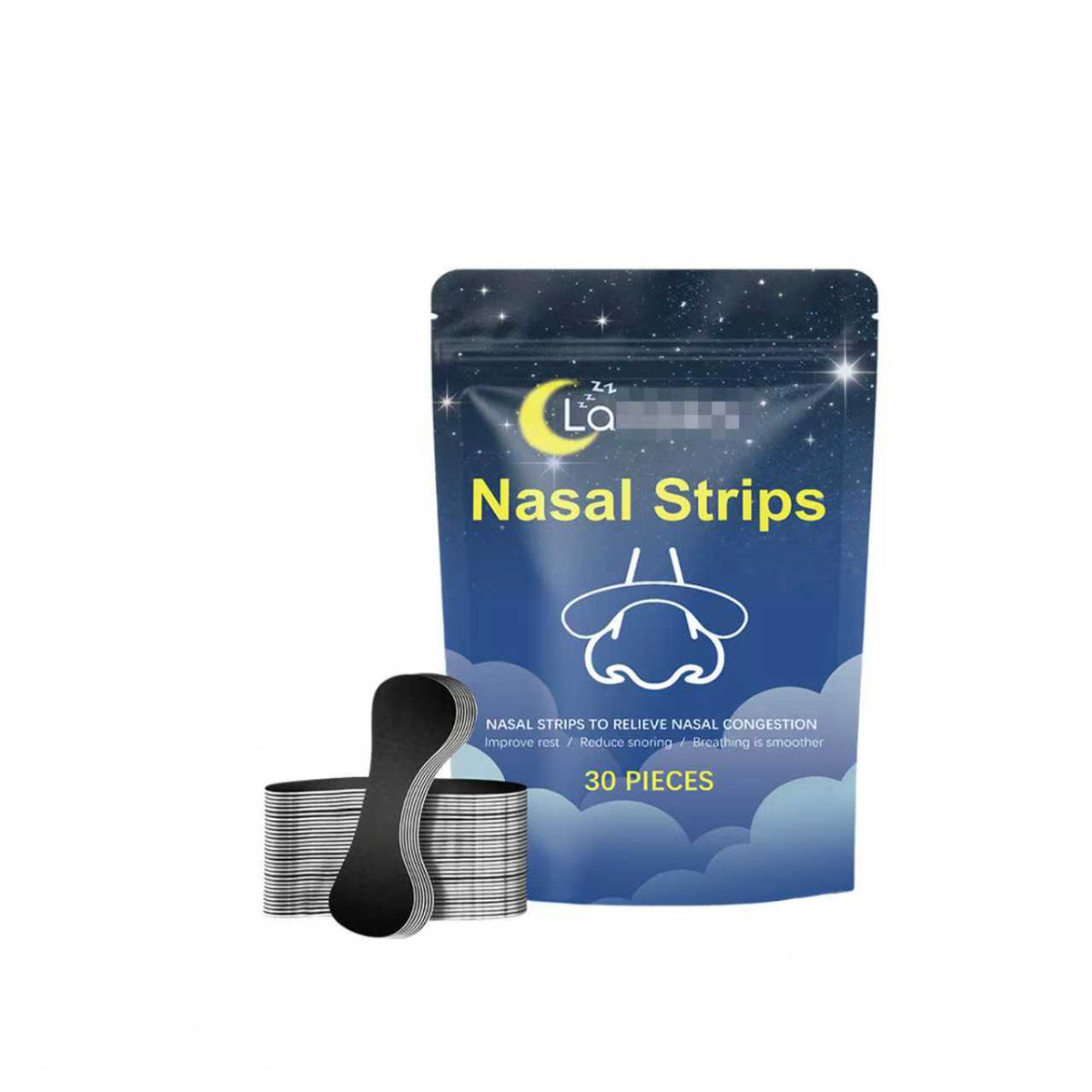 Anti-Snoring Sleep Strips - 30 Pieces Nasal Relief & Breath Aid