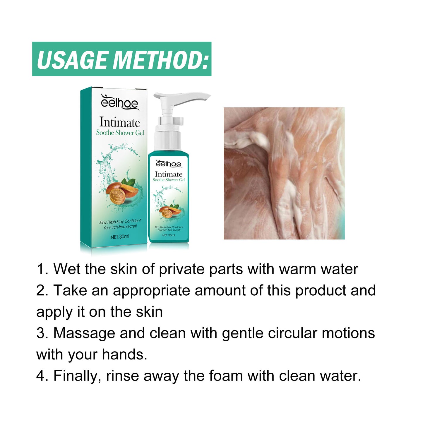 Exfoliating Body Wash with Lemon & Wormwood Extract - Deep Cleanse