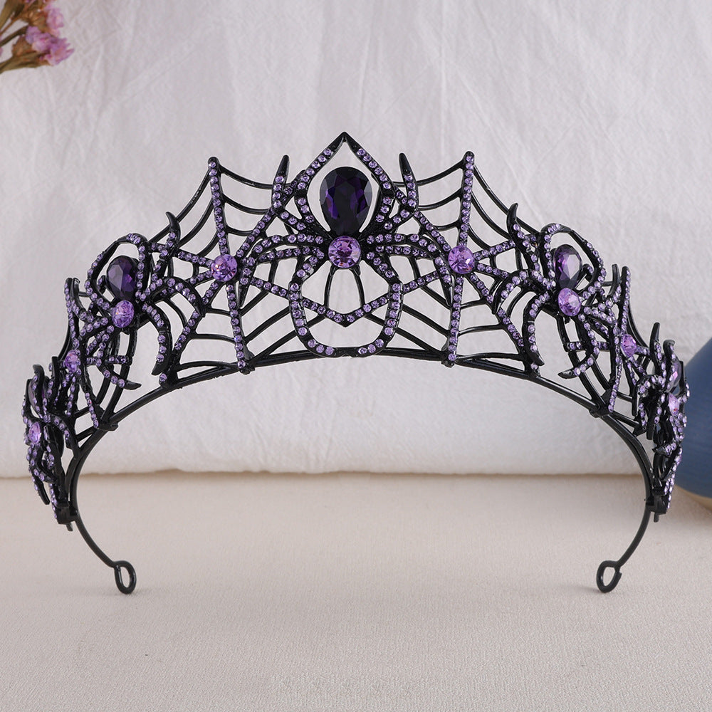 Halloween Crown Hair Band - Diamond Alloy Headwear