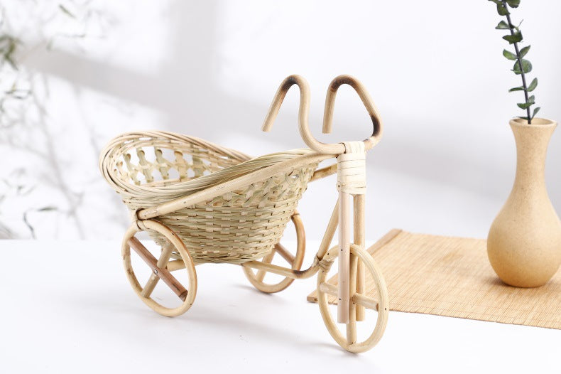 Handmade Bamboo Vegetable Basket for Kitchen & Garden - Multiple Styles