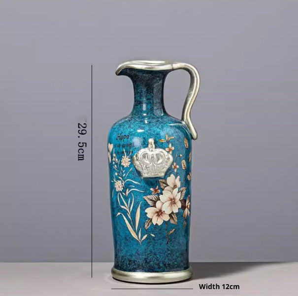 Retro Ceramic Vase for Living Room & Dining Decor - Multiple Styles