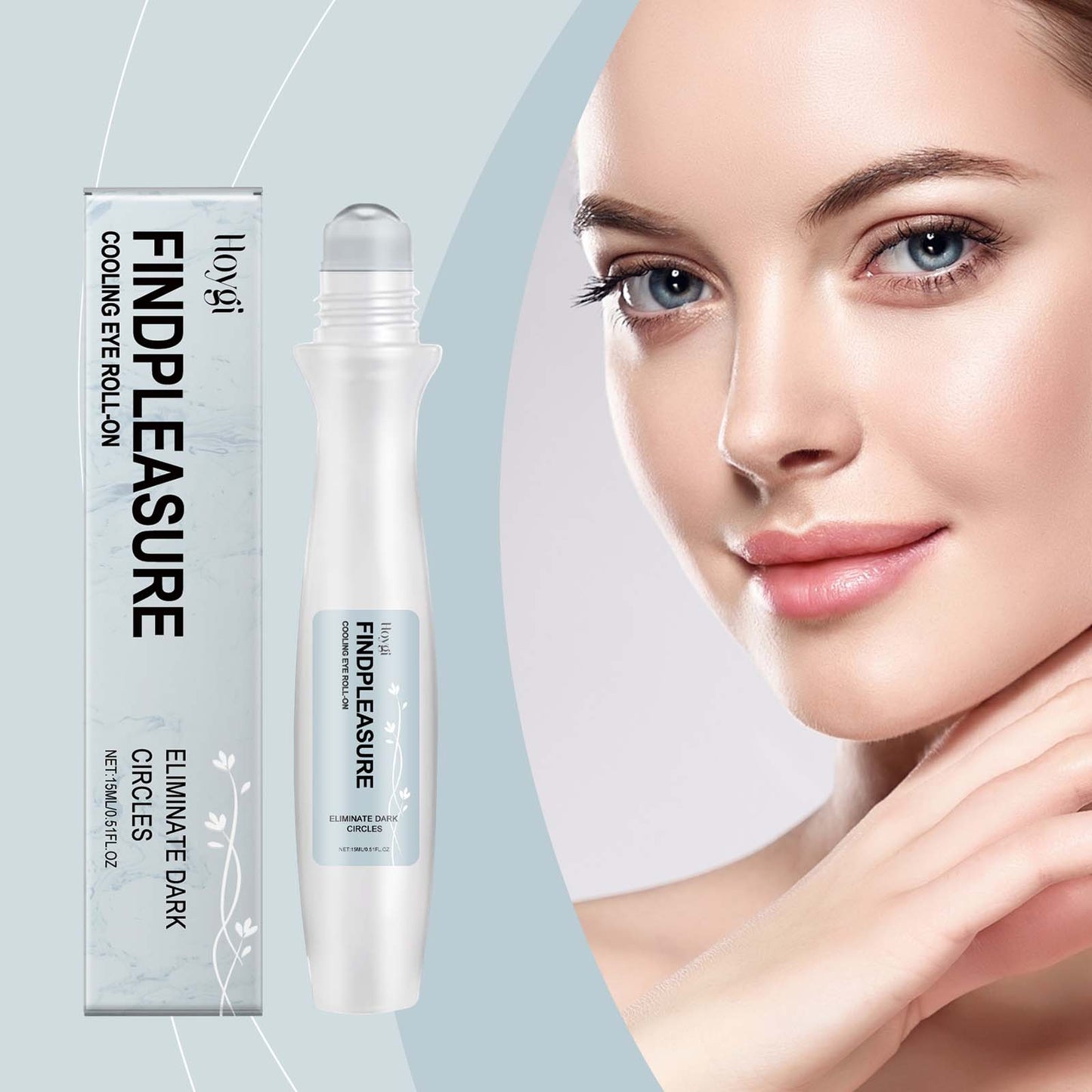 Niacinamide Roll-On Eye Cream - Brightening & Anti-Aging Serum, 15ml