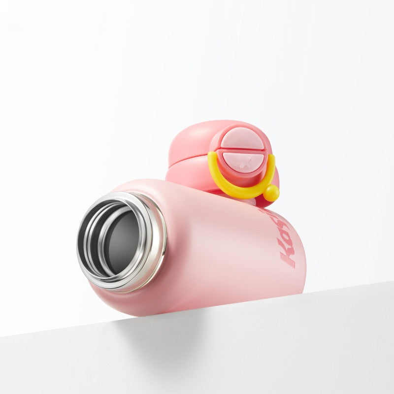 Portable Water Bottle with Straw - School, Travel & Outdoor Use
