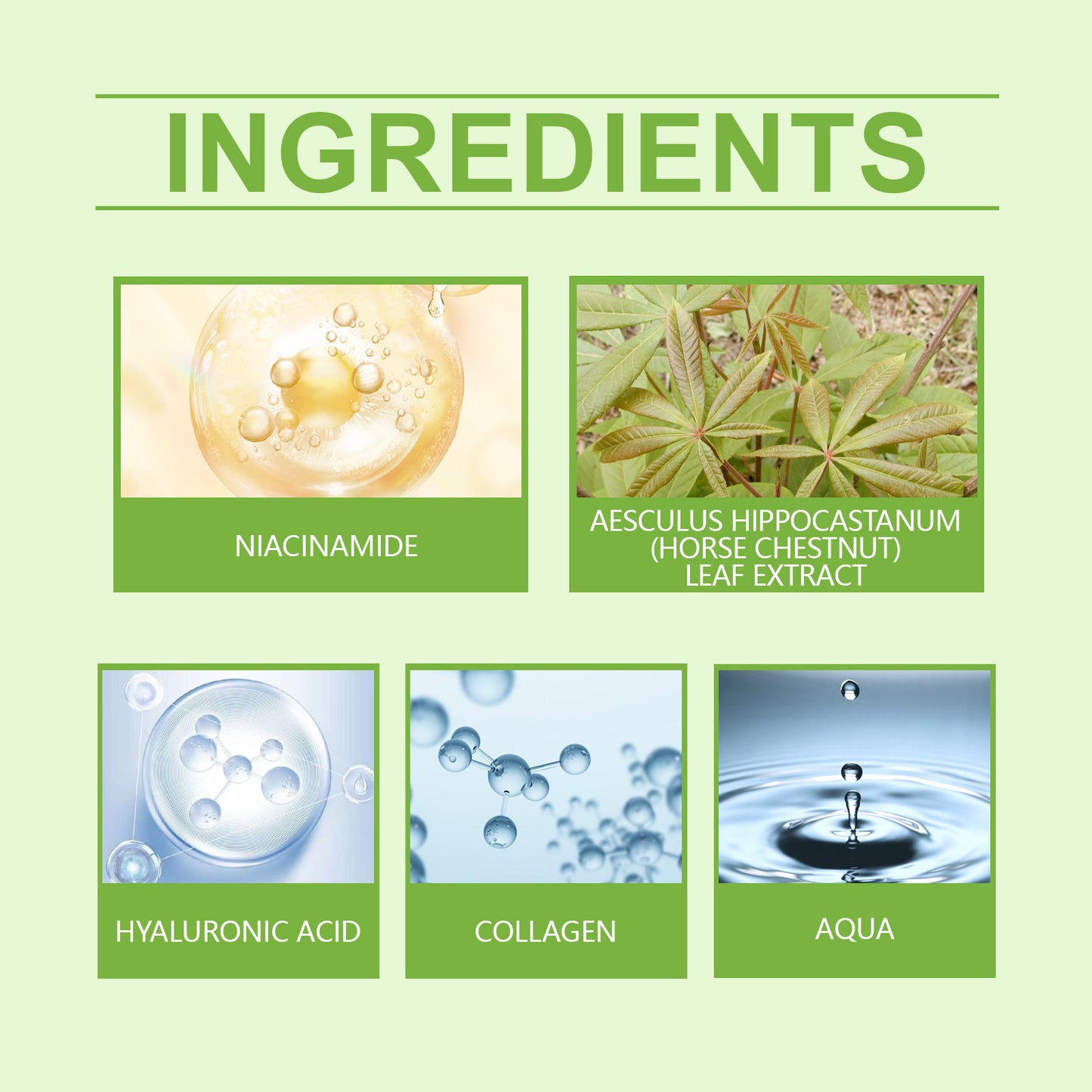 Hydrating Eye Serum with Collagen & Hyaluronic Acid - 30ml Anti-Aging Formula