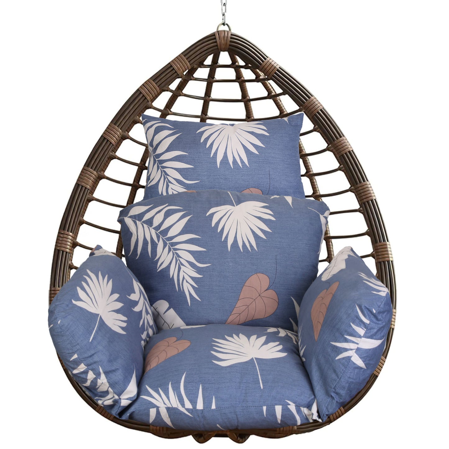 Thick Soft Egg Chair Cushion with Headrest for Hanging Chairs