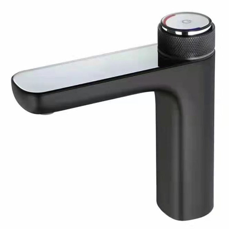 Digital Hot and Cold Water Faucet with LED Display Brass Double Handle