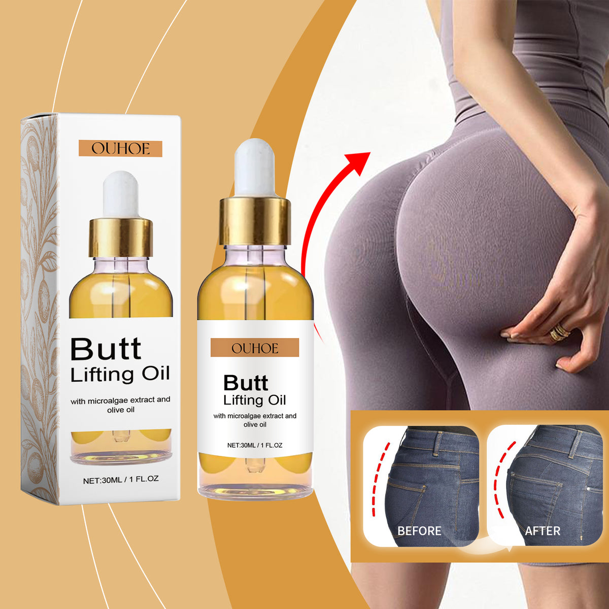 Hip Lifting Skincare Oil – 30ml